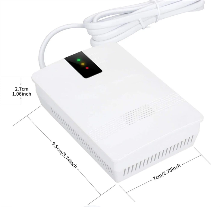 Independent Residential Cooking Natural Lpg Gas Detector